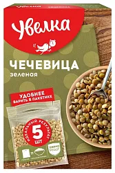 Чечевица УВЕЛЬСКИЕ КРУПЫ шлифованная карт/уп 5*80г