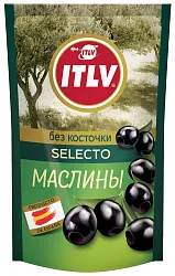 Маслины ИТЛВ черные без косточки м/у 170г