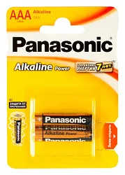 Батарейка ПАНАСОНИК Алкалайн LR03 BP2