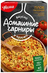 Гарнир УВЕЛЬСКИЕ КРУПЫ овощной плов карт/уп 300г