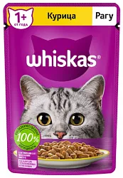Корм для кошек ВИСКАС Рагу с курицей 75г