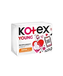 Прокладки КОТЕКС Янг нормал 8шт