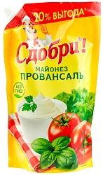 Майонез СДОБРИ Провансаль Н 50.5% д/пак 680г