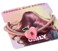 Резинка для волос ГЕРЛИ Джуси фрут розовая арт.121P-012-02