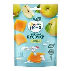 Фруктовые кусочки ФРУТОНЯНЯ яблоко м/у 53г