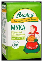 Мука АЛЕЙКА пшеничная в/с м/у 2кг