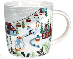 Кружка НАТАМ Горнолыжный курорт 350мл арт.GM9072P-2