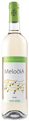 Вино МЕЛОДИЯ белое п/сух 11.5% ст/б 0.75л
