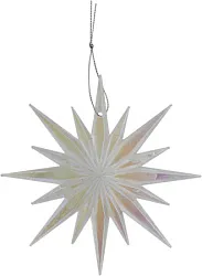Елочное украшение ТАМ-ТАМ Снежинка ледяная мультиколор 11.3*1*11.3см арт.KL21390