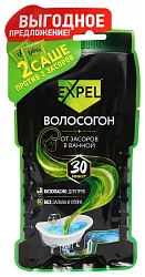 Средство для устранения засоров ЭКСПЕЛ от волос саше 2*50г