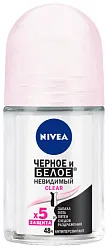 Дезодорант НИВЕЯ Черное и белое женский ролик 25мл