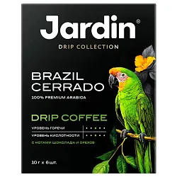 Кофе ЖАРДИН Бразил Серрадо молотый в дрип-пакетах 10г*6шт