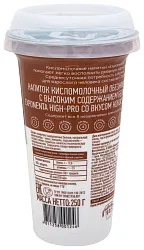 Кисломолочный напиток ЭКСПОНЕНТА Хай-Про кокос миндаль бзмж 0% 250мл
