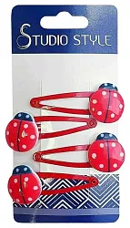 Резинка для волос КАДРИЛЬ Клик клак с декором 4шт арт.44185-5322