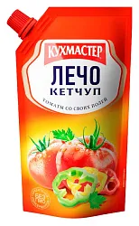 Кетчуп КУХМАСТЕР Лечо д/пак 350г