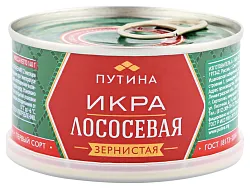 Икра лососевая ПУТИНА ж/б 140г