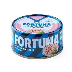 Тунец ФОРТУНА рубленый м/у 100г