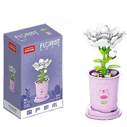 Конструктор ТАМ ТАМ Цветы в горшке арт.8814-7