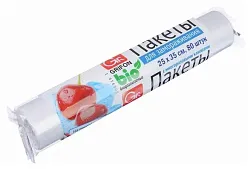 Пакеты для замораживания ГРИФОН Био рулон 3л 80шт