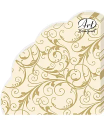 Салфетки АРТ БУКЕТ Рондо Очарование на кремовом 3сл 12шт