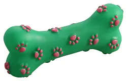 Игрушка для собак ТРИОЛ Кость с лапками из винила 150мм