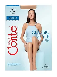 Колготки КОНТЕ Соло 70ден бронзо 3
