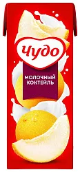 Коктейль молочный ЧУДО дыня бзмж 2% 200мл