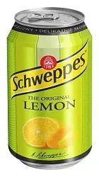 Газ.напиток ШВЕПС лимон ж/б 0.33л