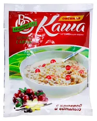 Каша овсяная ВИШНЕВЫЙ САД клюква и ваниль м/у 45г