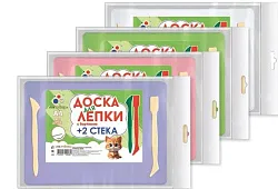 Дощечка для пластилина ПЧЕЛКА А4 с двумя стеками арт.ДЛ-042