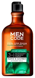 Гель для душа МЕН КОД Спорт импульс 300мл