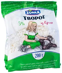 Творог КУПИНО бзмж 5% пакет 200г