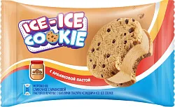 Мороженое АЙС-АЙС печенье с арахисовой пастой бзмж сэндвич 65г
