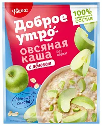 Каша овсяная УВЕЛКА яблоко м/у 40г