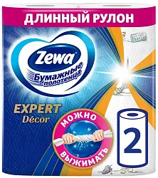 Бумажные полотенца ЗЕММА Эксперт Декор 3сл 2рул