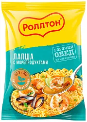 Лапша б/п РОЛЛТОН с морепродуктами м/у 85г