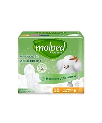 Прокладки МОЛПЕД Пьюр&Софт нормал 10шт