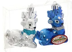 Набор елочных украшений СЕРПАНТИН Олененок 6.5см