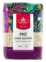 Рис АГРО-АЛЬЯНС Экстра супер басмати м/у 500г