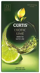 Чай КЕРТИС Экзотик Лайм зеленый 25пак