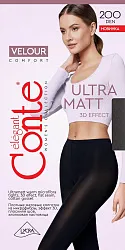 Колготки КОНТЕ Велюр 200ден неро 3