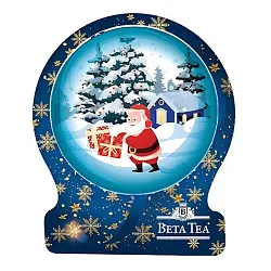 Чай БЕТА Дед Мороз с подарками черный ж/б 30г НГ