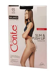 Колготки КОНТЕ Баланс 15ден неро 2
