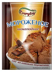 Смесь для приготовления мороженого EVERYDAY шоколад м/у 55г