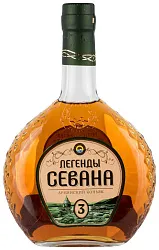 Коньяк ЛЕГЕНДЫ СЕВАНА 3 года 40% ст/б 0.5л