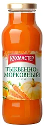 Нектар КУХМАСТЕР тыквенно-морковный ст/б 0.7л