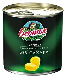 Кукуруза ШЕСТЬ СОТОК без сахара ж/б ключ 425мл
