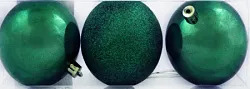 Набор елочных шаров ТАМ-ТАМ изумрудный Д8см 3шт арт.SYQA-0124048-8-3