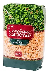 Горох СЕМЕЙНЫЕ ЗАКРОМА шлифованный м/у 800г