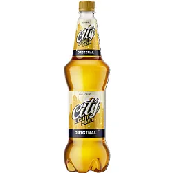 Пиво СИТИ Лайт Бир Ориджинал светлое пастер 4.7% 1.1л